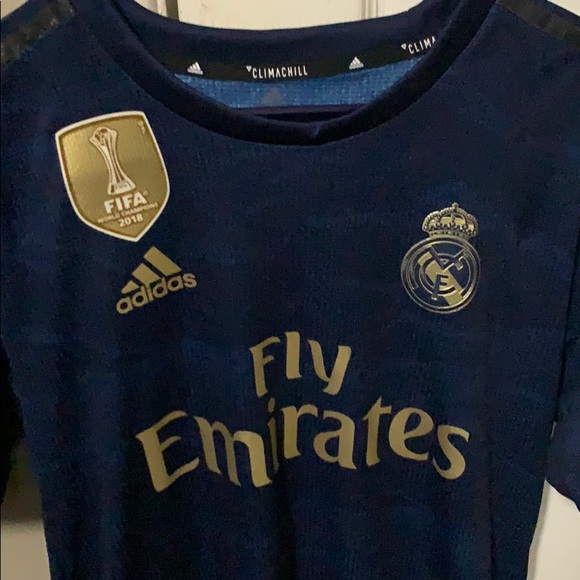Real Madrid 2019-2020 Authentic Eden Hazard Jersey